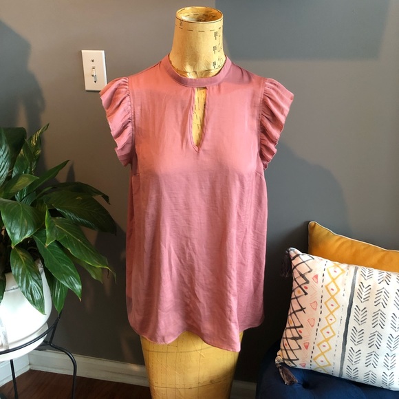 Massimo Tops - Muted Rose Blouse - Massimo - Size M